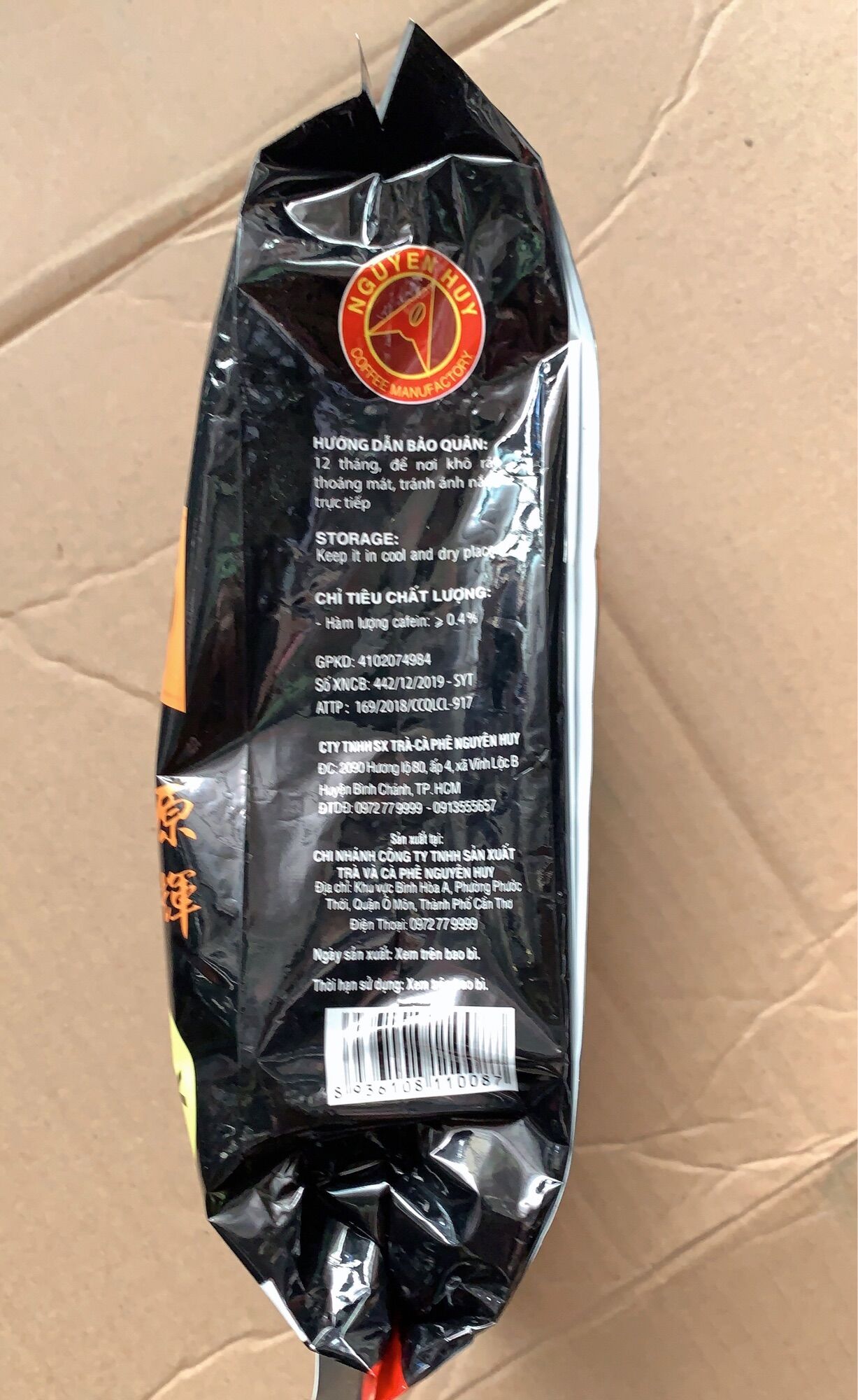 Cafe bột nguyên huy 1kg
