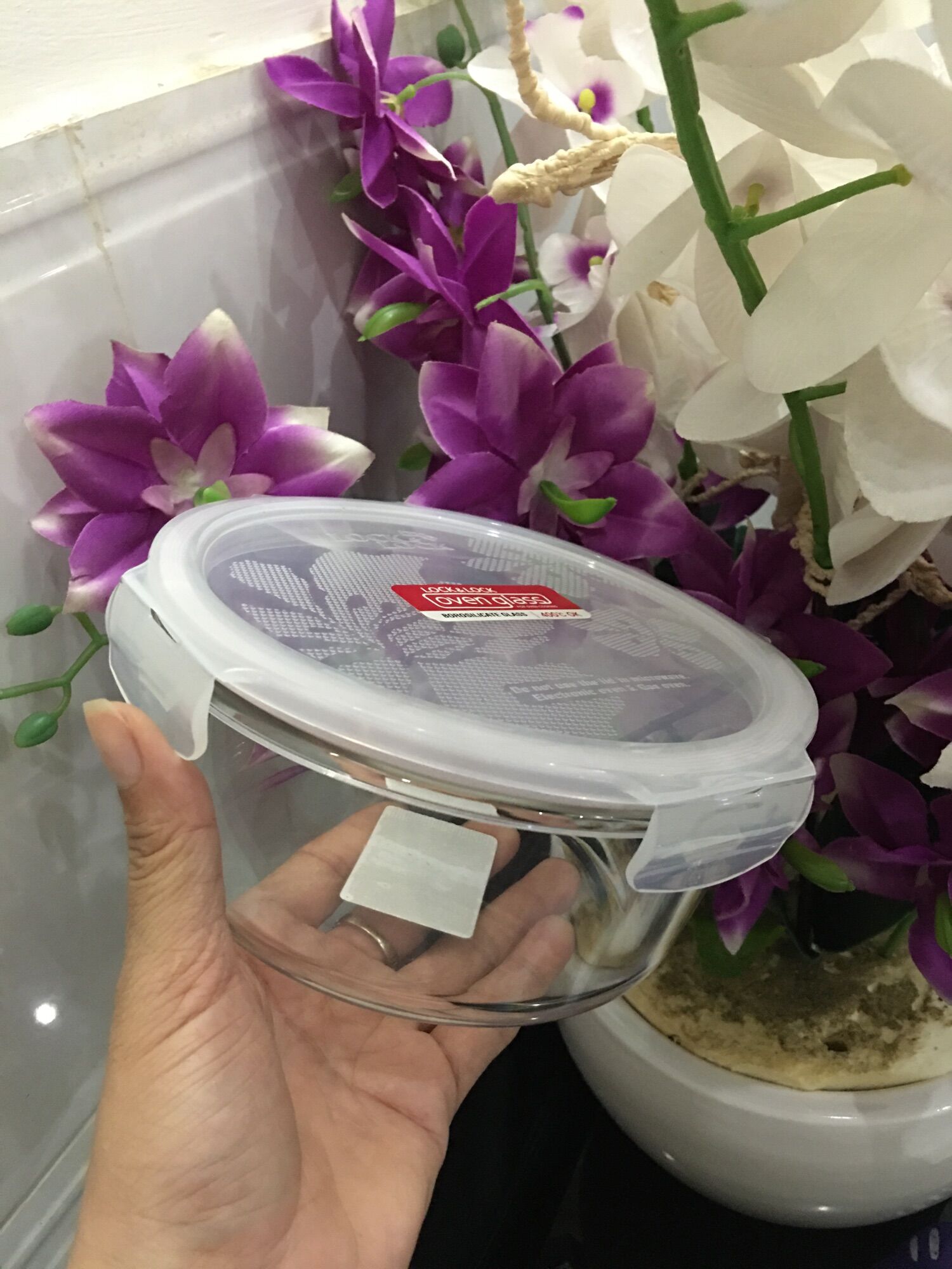 👍🧸 HỘP THUỶ TINH CHỊU NHIỆT LOCK & LOCK 950ml 👍👍