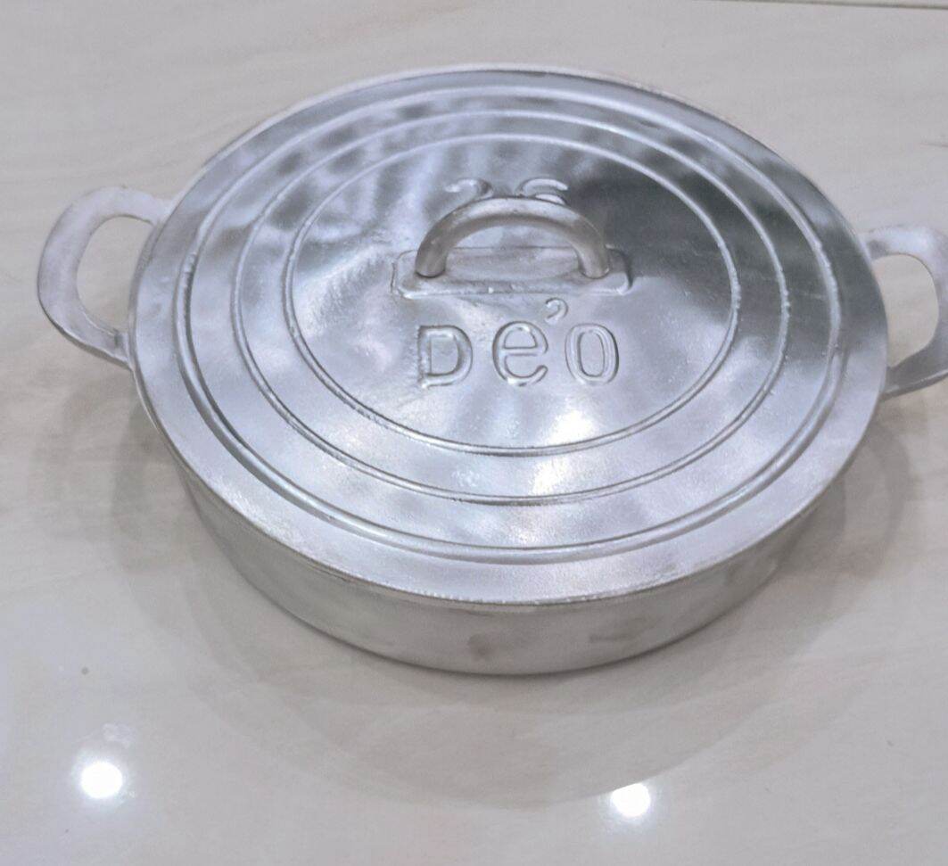 CHẢO GANG ĐÍT BẰNG CÓ LẮP ĐƯỜNG KÍNH MIỆNG 26 CM HOẶC 29CM