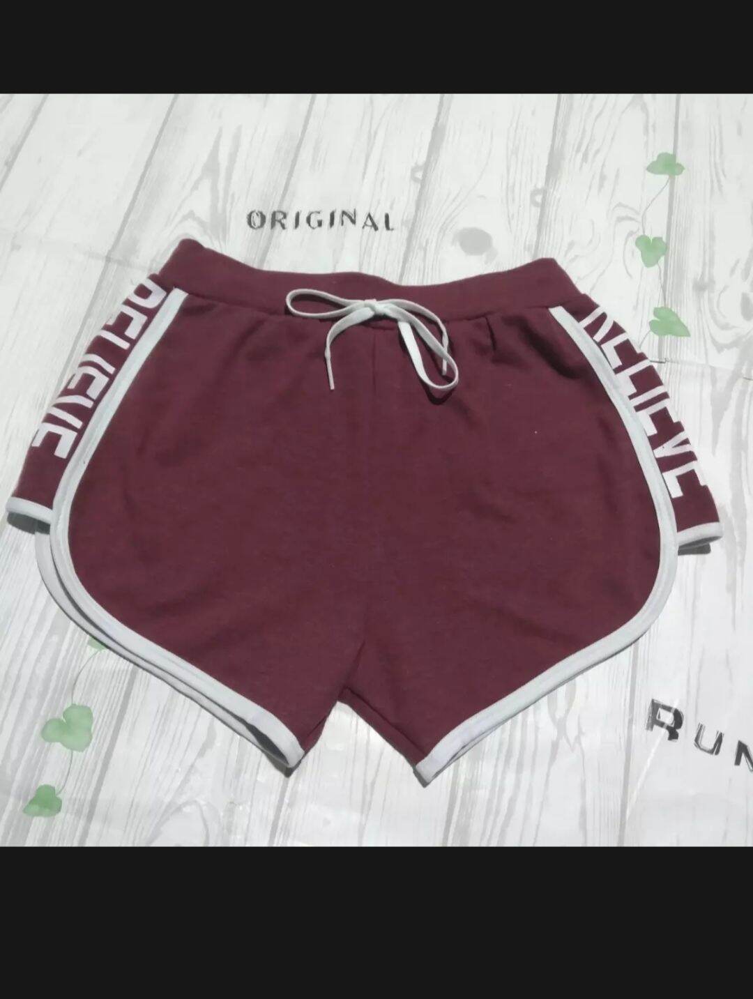 {HCM} QUẦN SHORT NỮ PHỐI CHỮ. ( freesize dưới 70kg tùy chiều cao)