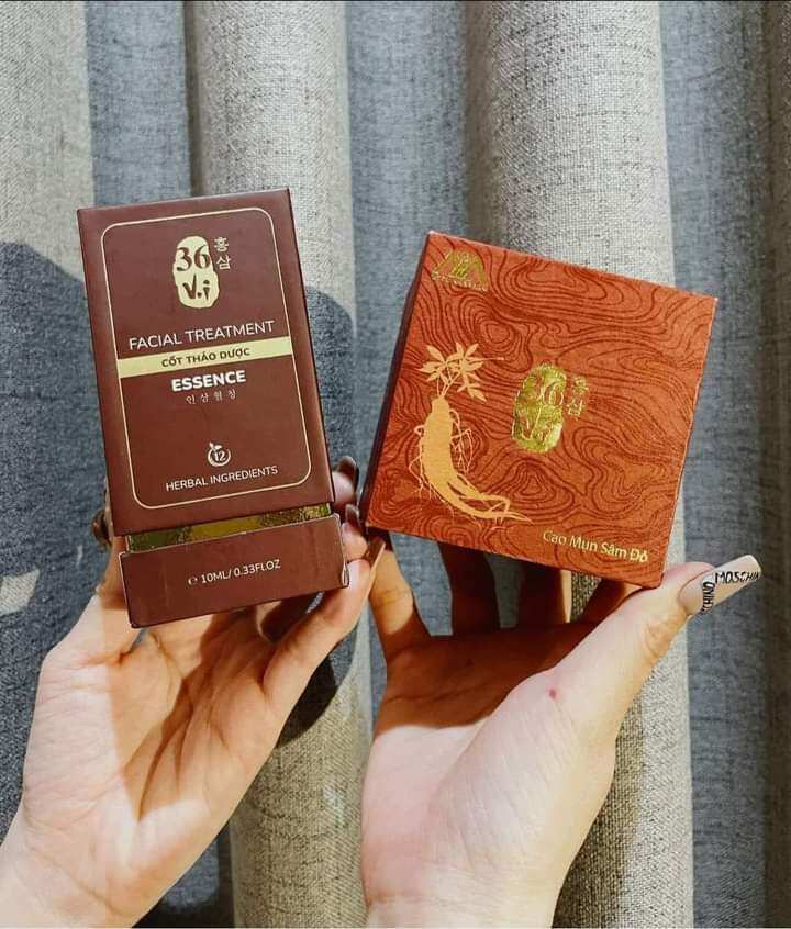 COMBO CAO SÂM MỤN ĐỎ VÀ SERUM HUYẾT THANH