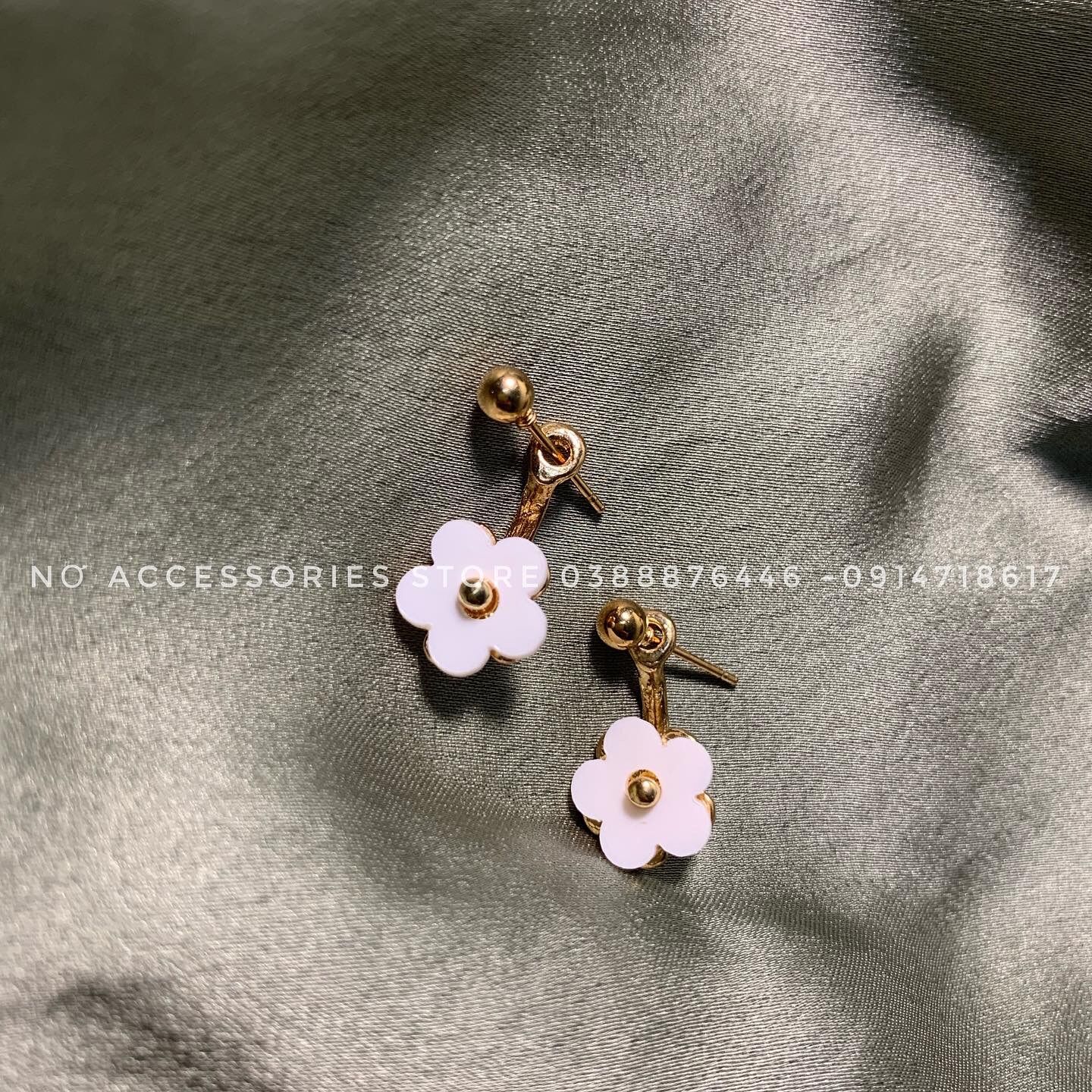 Bông tai dáng dài ngắn Hàn Quốc