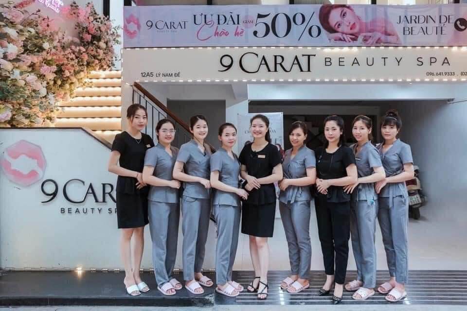 đồng phục spa chất cotton lạnh