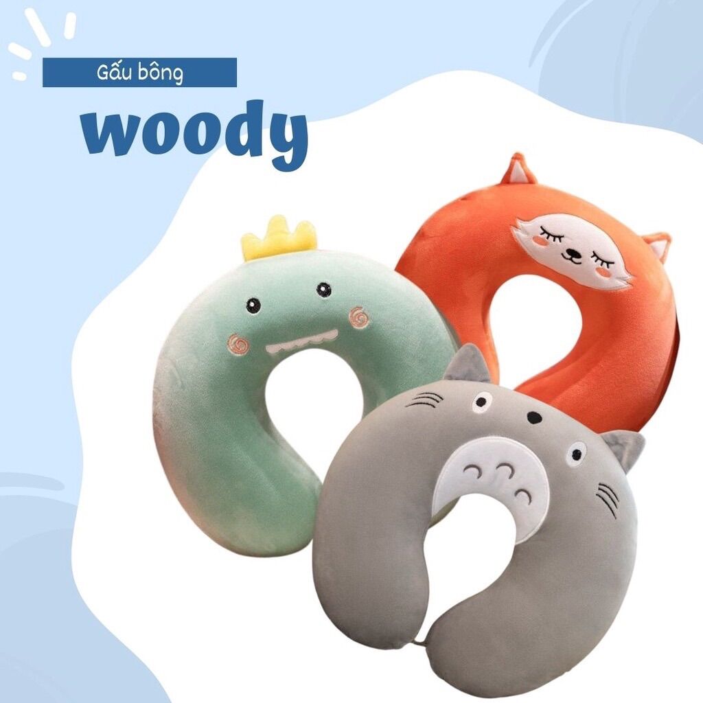 Gối Ôm Cổ Chữ U văn phòng, đi tàu xe chống mỏi cổ Sumishop2019
