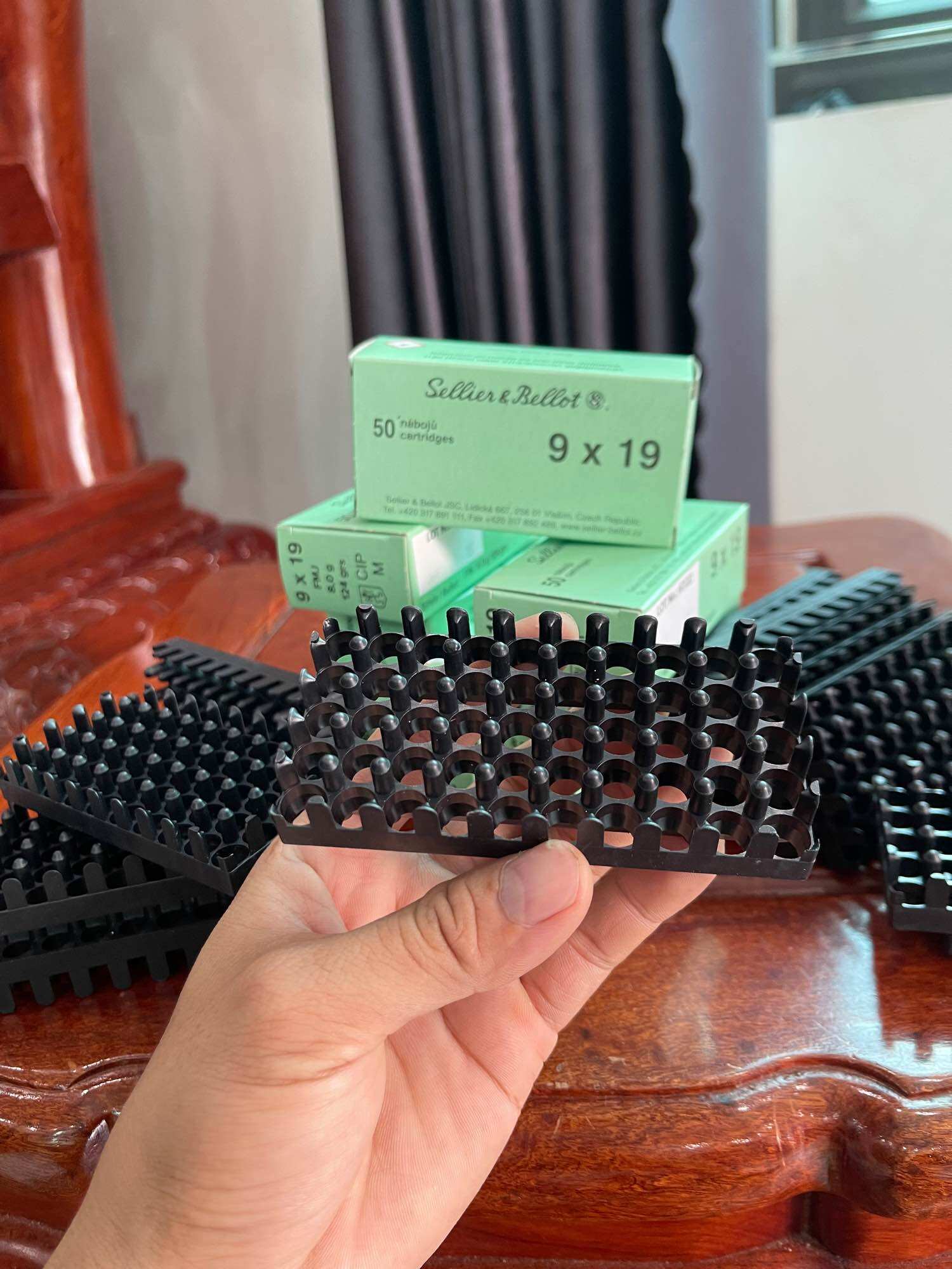 Hộp và Khay đựng vỏ đan k54-59