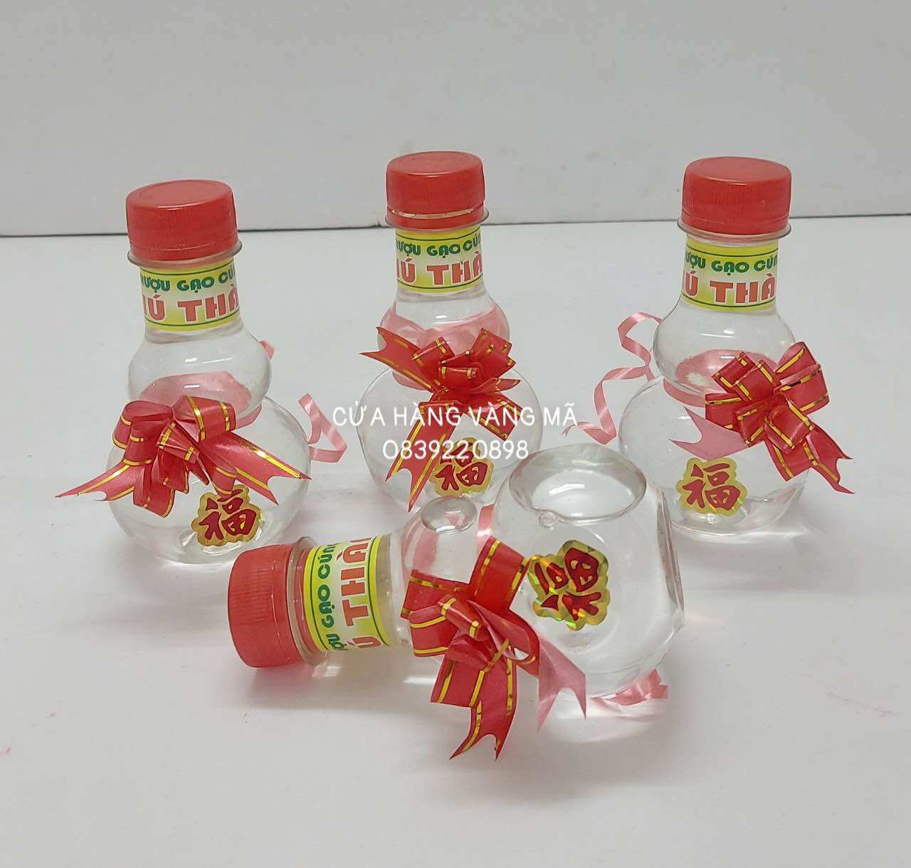 Rượu Cúng Chai Lớn & Chai Nhỏ Hồ Lô