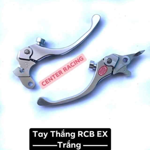 Tay thắng RCB S2 2020 cho xe Exciter 135 - 150 Màu Trắng