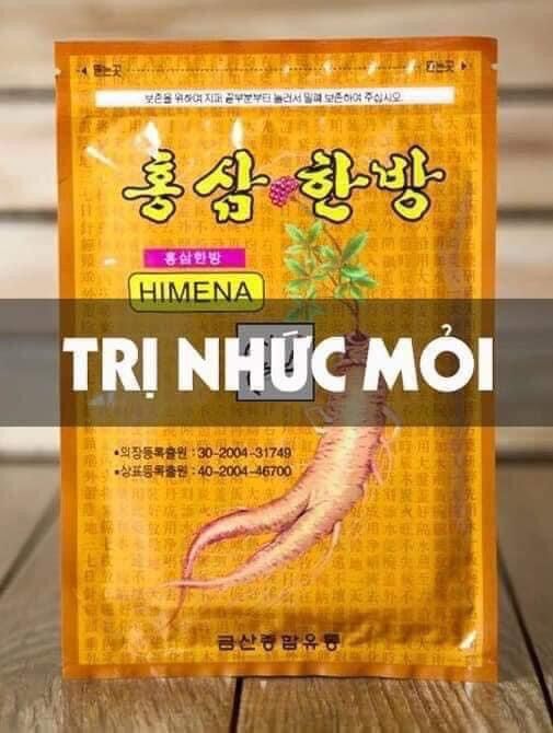 cao dán hồng sâm hàn quốc