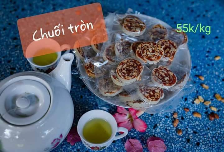 Kẹo chuối cuốn bánh tráng 500g