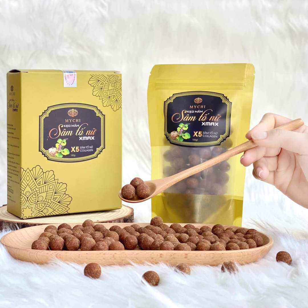 Kẹo mầm sâm tố nữ Xmax mẫu túi (mua 4 tặng 1 là 5)