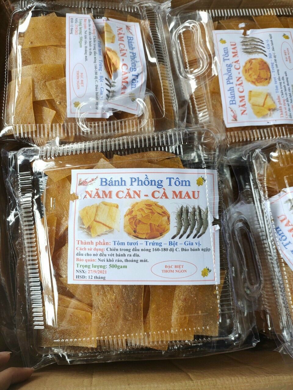 Bánh phồng tôm cà mau