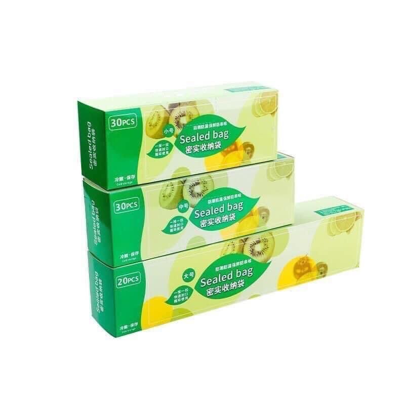 Set 3 túi zip đựng thực phẩm có khoá