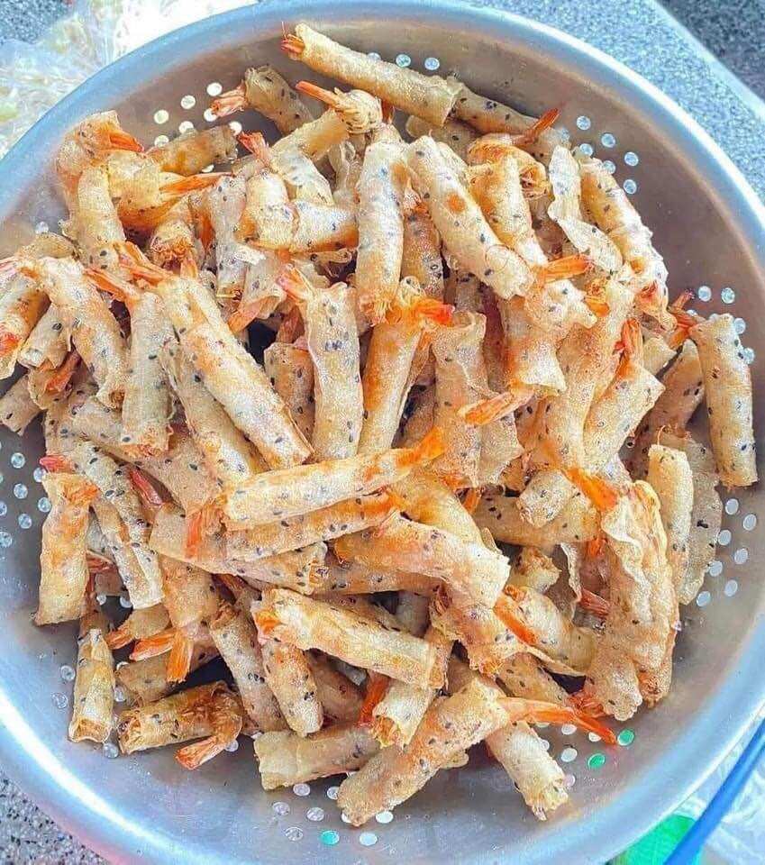 [HCM]Bánh tráng mè đen Phan Rang (nặng 2.0 kg gồm 100 bánh)