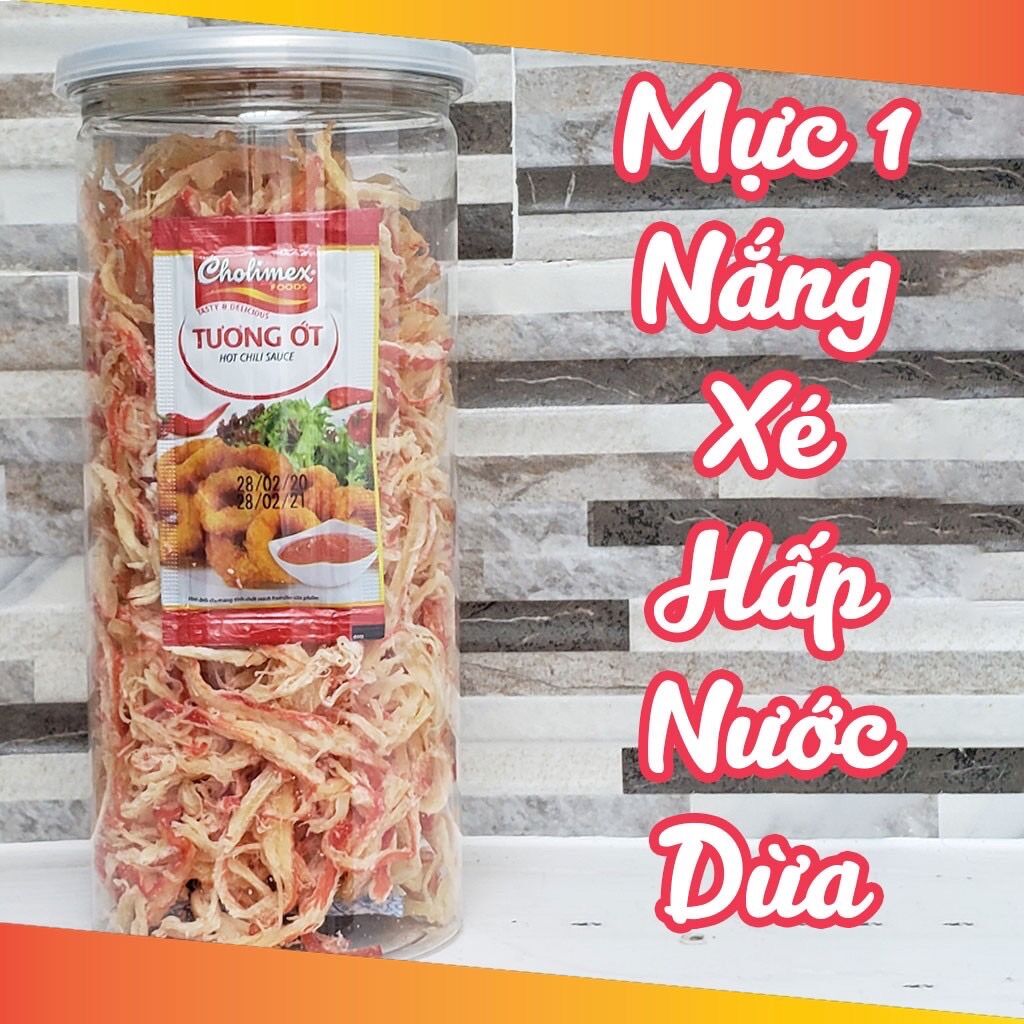 Mực xé sợi hấp dừa thái lan 250gr