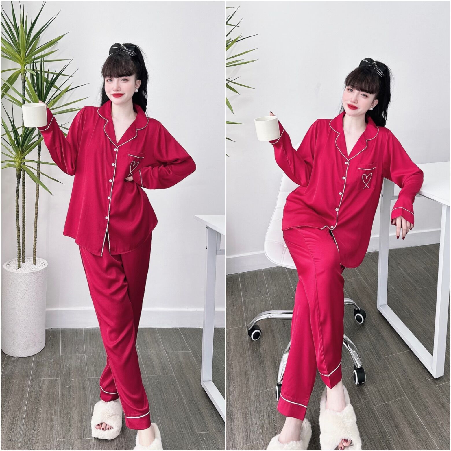 Đồ Bộ Lụa Latin Cao Cấp Bigsize TDQD