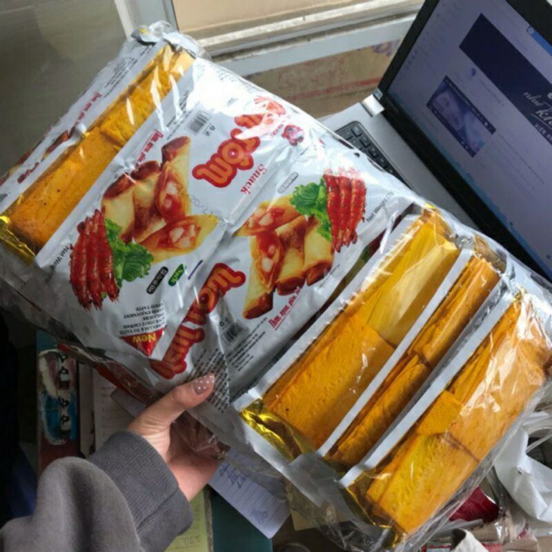Nem tôm giòn ngon sét 10 gói