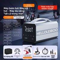 HELLOLEIBOO | Bộ Kích Nổ & Bơm Lốp Ô Tô Nguồn Khẩn Cấp 12V Công Suất Lớn