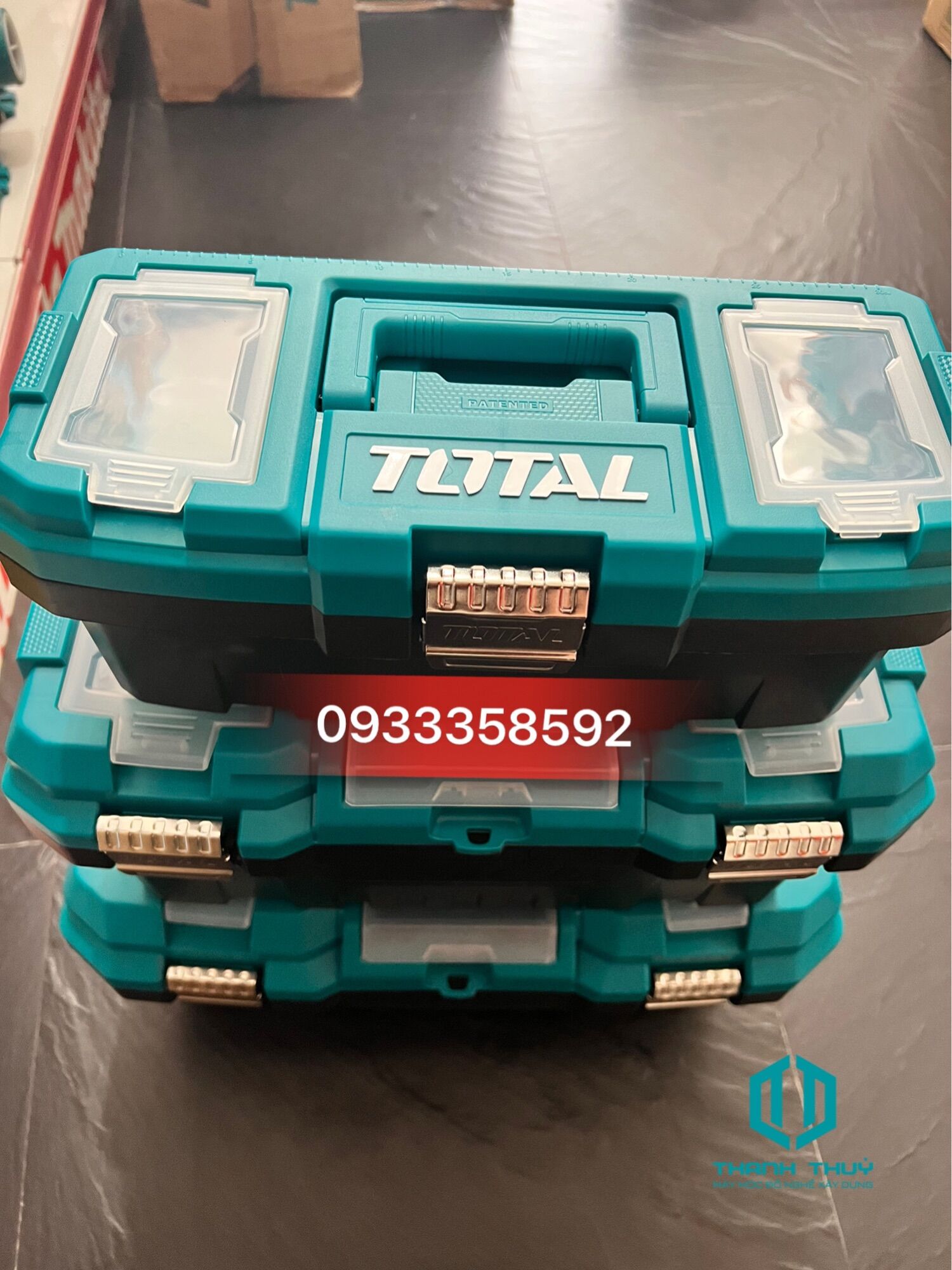 THÙNG ĐỰNG ĐỒ NGHỀ KHOÁ KIM LOẠI TOTAL (TPBX0142, TPBX0172, TPBX0202)
