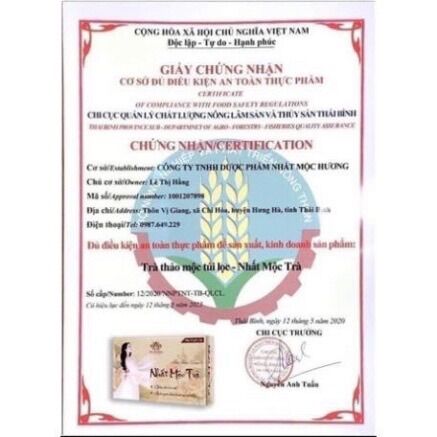 Nhất Mộc Trà - Trà Thảo Dược Nhất Mộc Hương Bách Y Sâm (Hộp 10gói x 2 túi lọc x 2,5g)