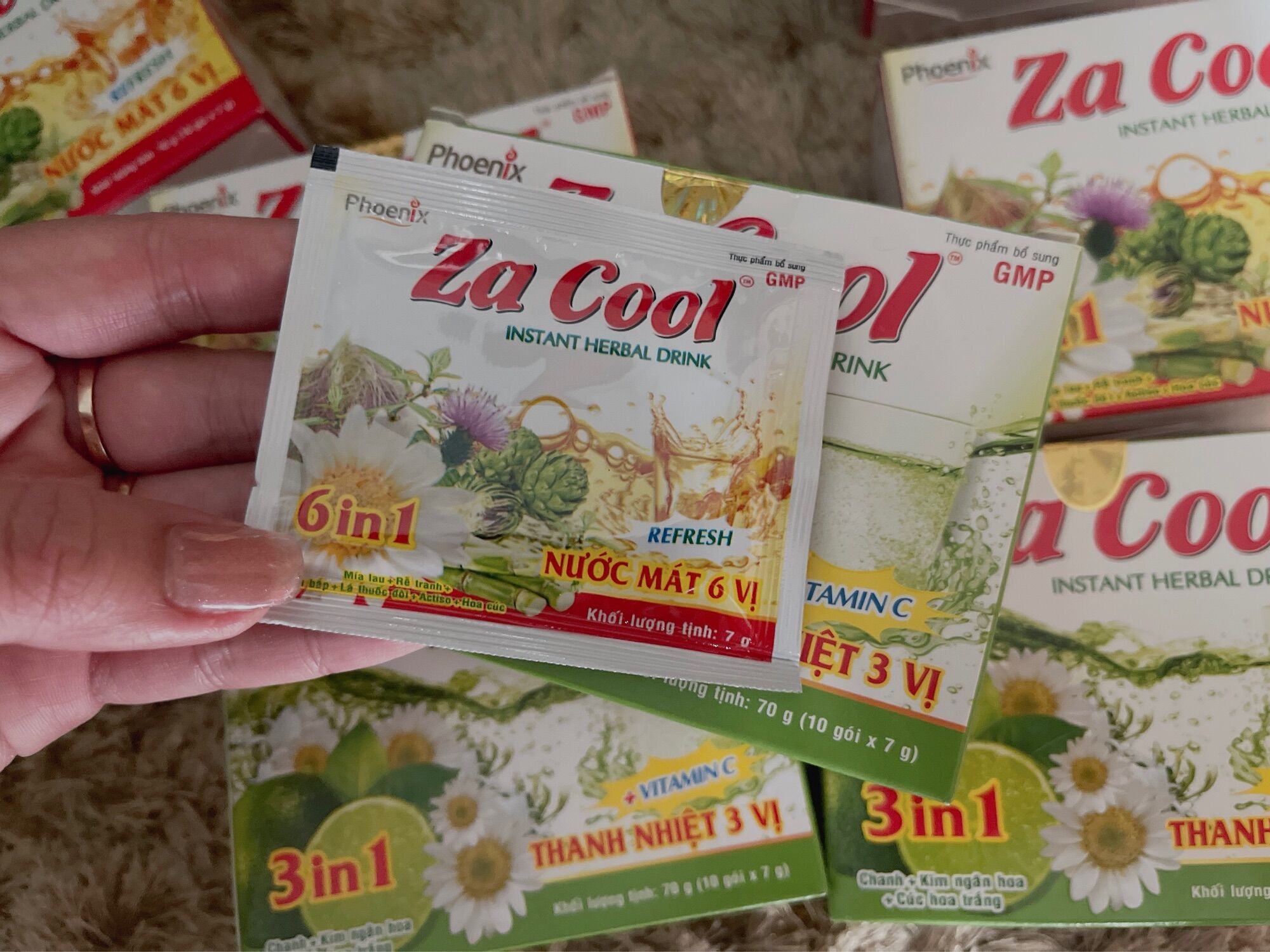 Nước mát Za cool thanh lọc cơ thể