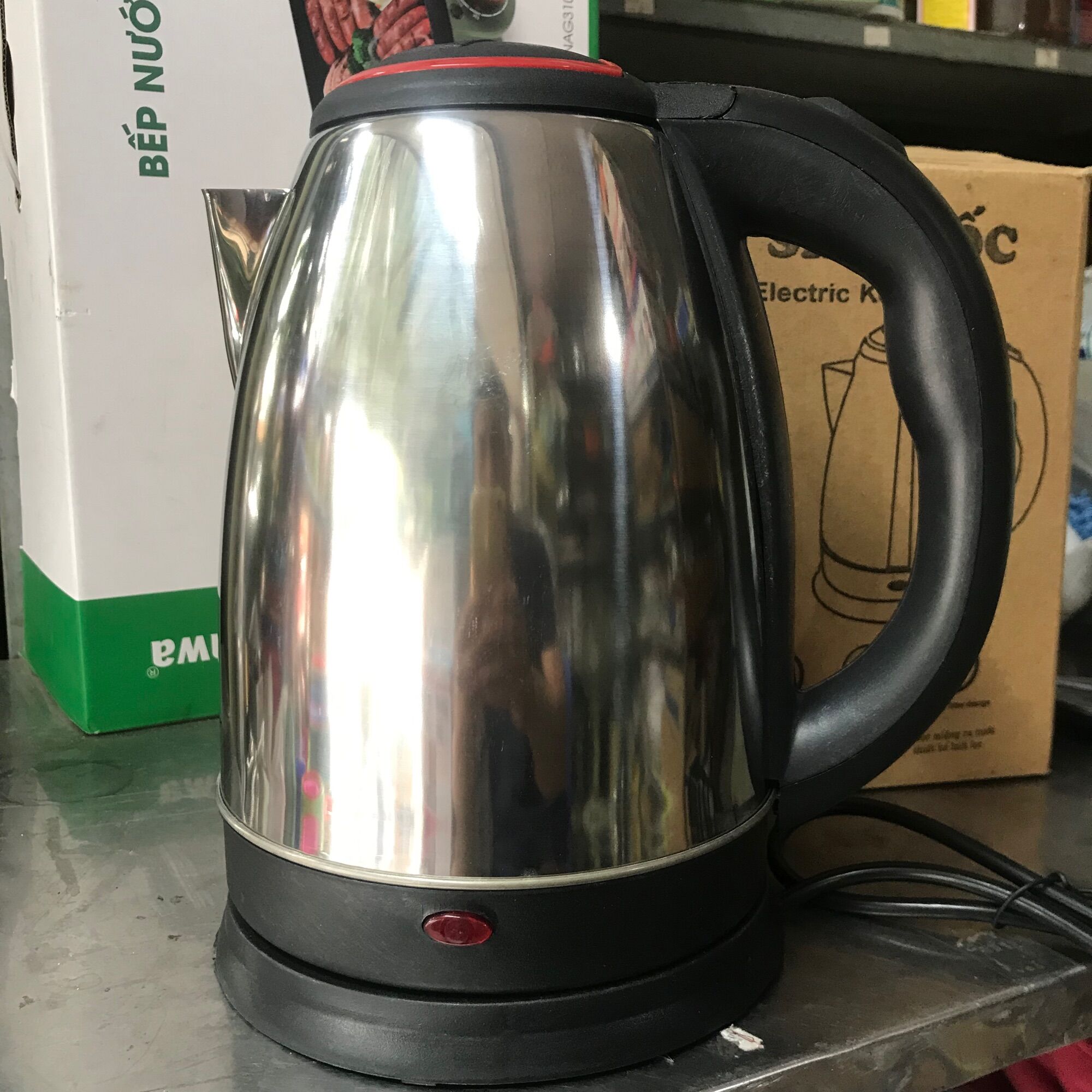 Ấm siêu tốc inox 1,8L Electric Kettle SM-05