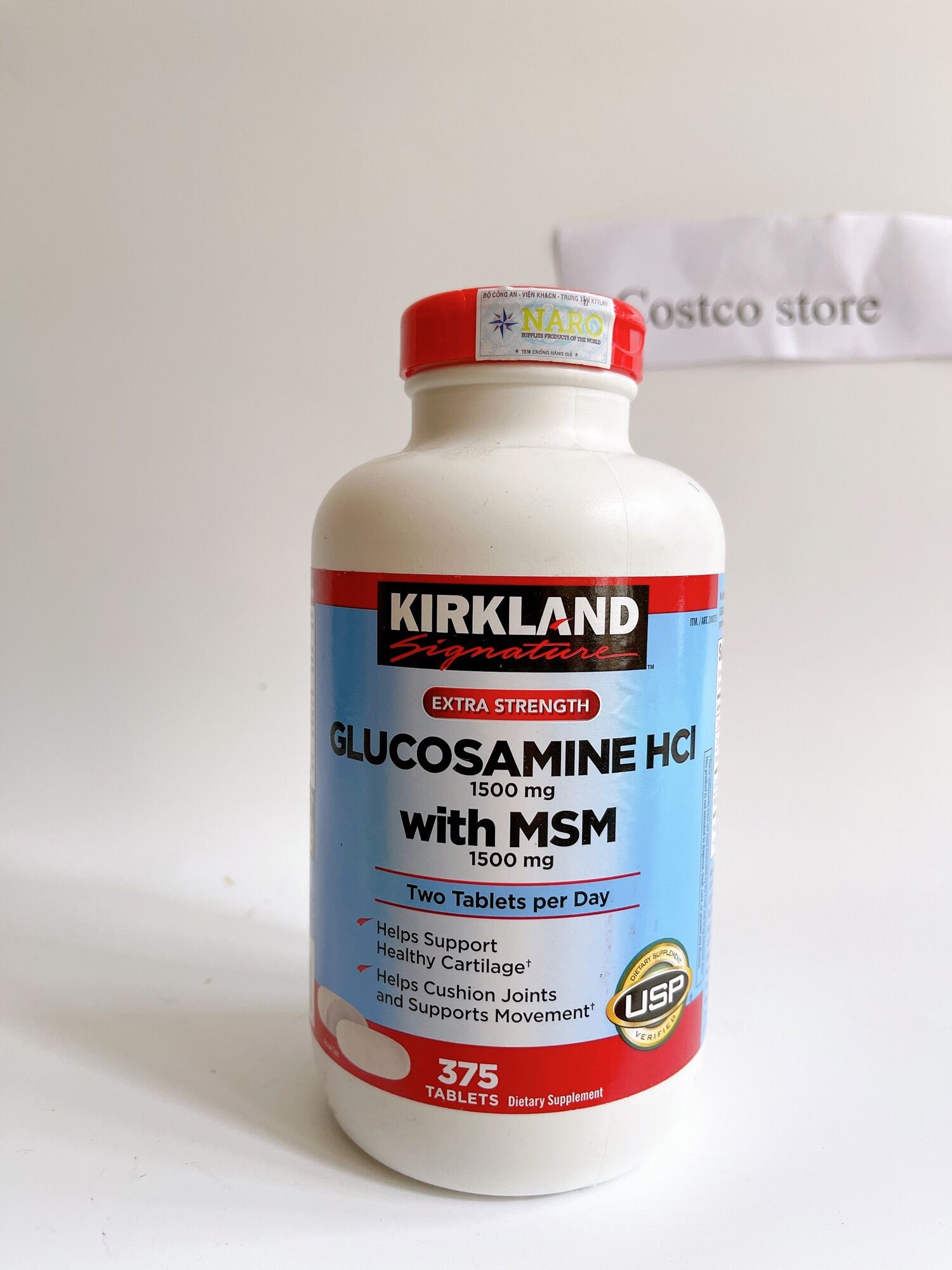 [Hcm]Viên Uống Glucosamine Hcl 1500Mg With Msm 1500Mg 375 Viên Date 2023