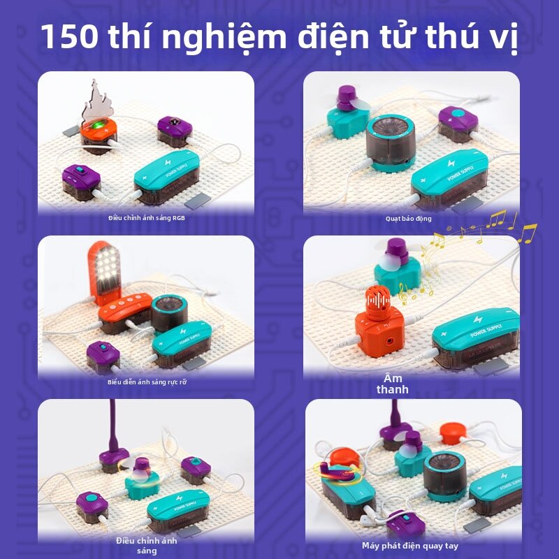 JIUJIUQI | Bộ Kit Thí Nghiệm Mạch Điện Khoa Học