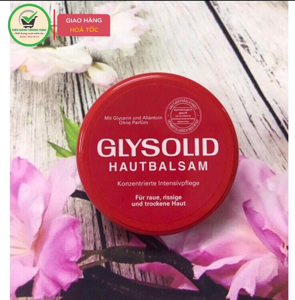 Kem nẻ Glysolid 100ml - hàng Đức chính hãng.