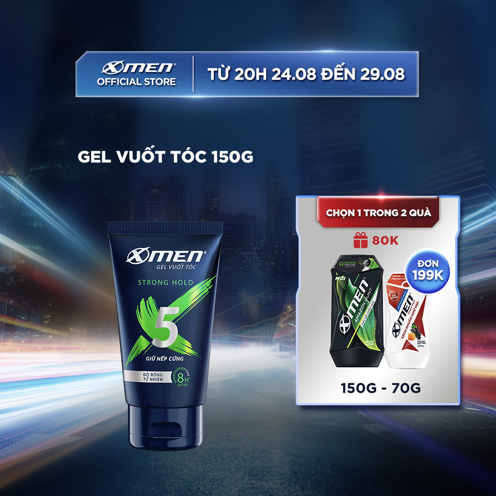 Gel vuốt tóc x-men cứng tóc 150g - strong hold