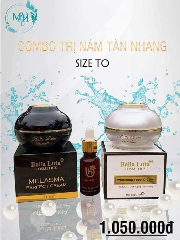 Combo Cao Nám Lớn Ngày - Đêm và Serum Thảo Dược