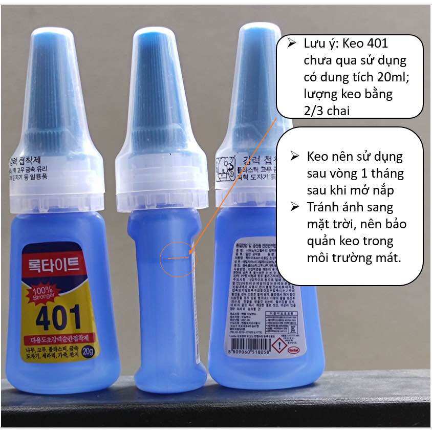 Keo 401 Gắn Móng Siêu Chắc Siêu Bền