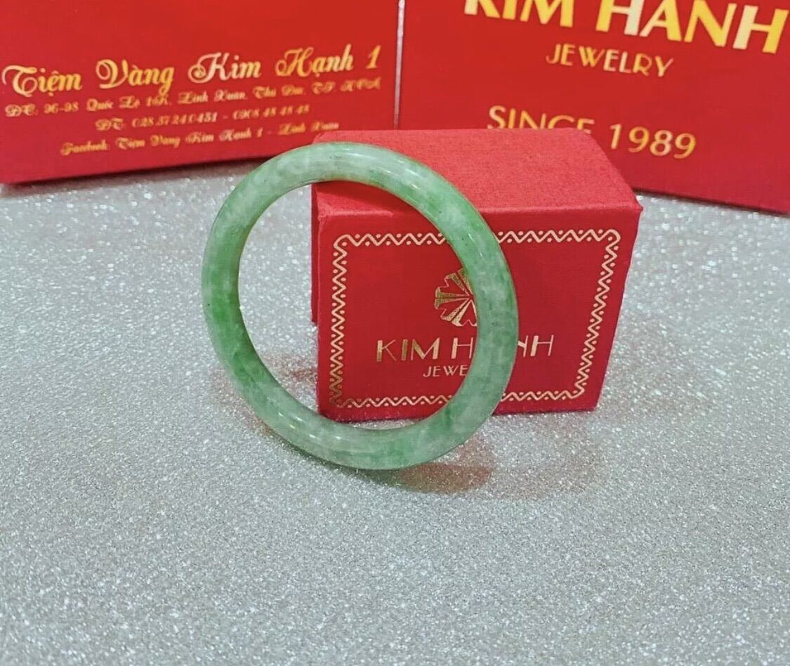 Vòng cẩm thạch xanh cao cấp