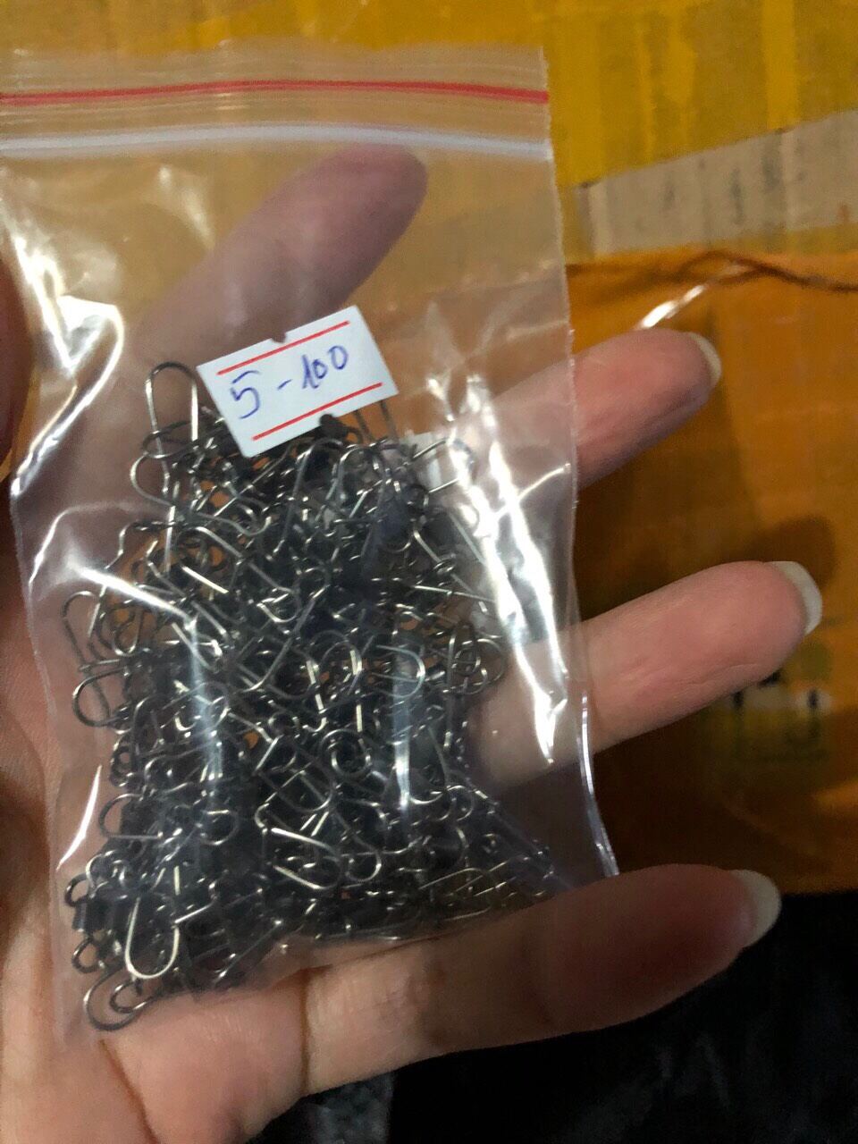 combo 5 chiếc khóa chữ u móc mồi câu lure