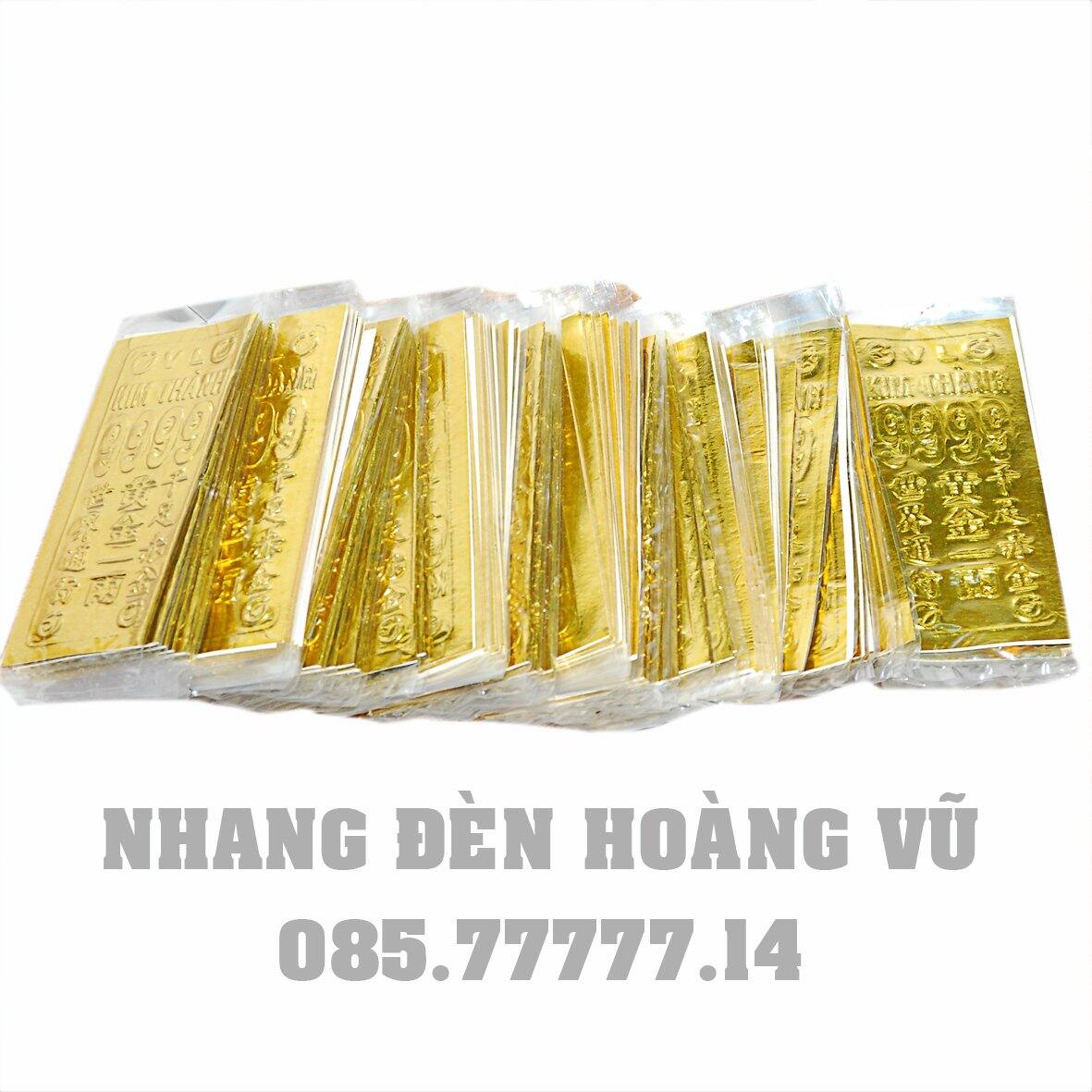 GIẤY CÚNG  - Vàng lá 1 xấp 10 miếng