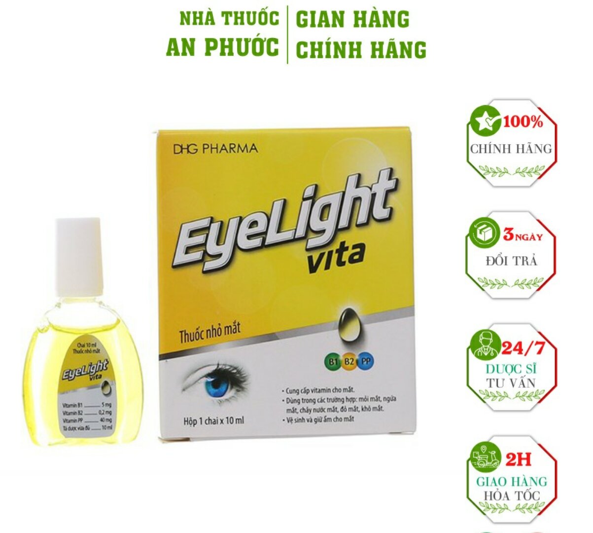 Nhỏ Mắt Eyelight Vita Chai 10ml
