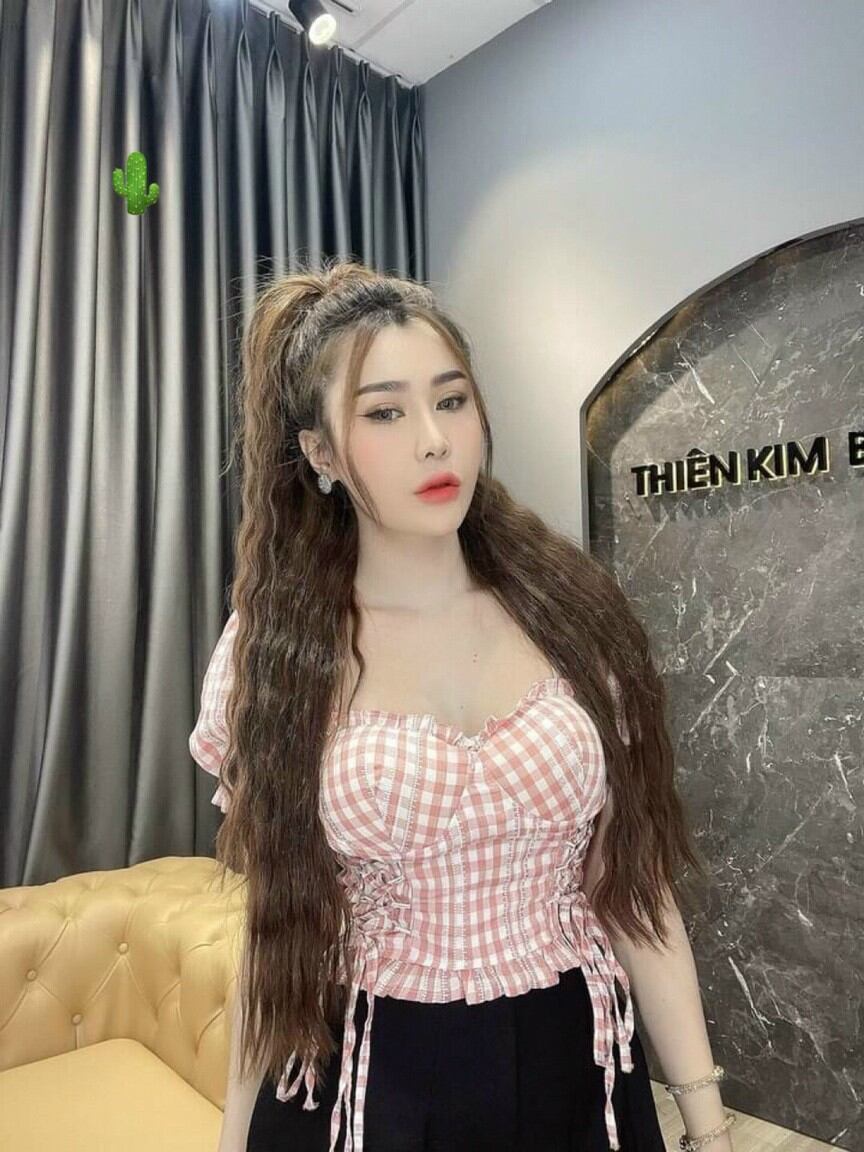 ÁO KIỂU CARO CÓ MÚT NGỰC