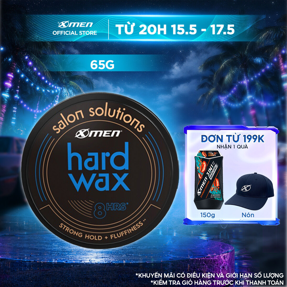 Sáp Xmen Salon Solutions - Hard Wax 65g
