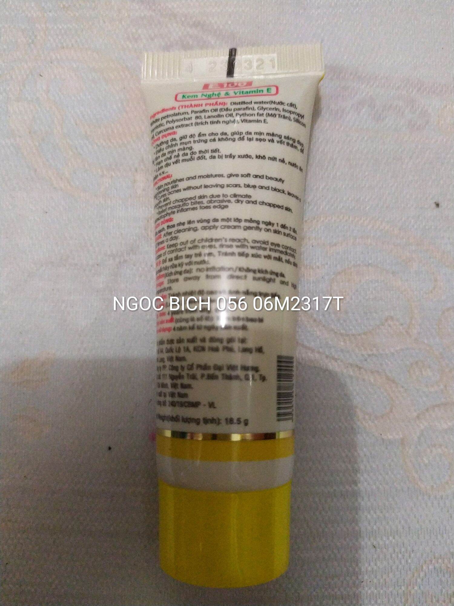 KEM NGHỆ E100 VITAMIN E ( 18.5GAM )