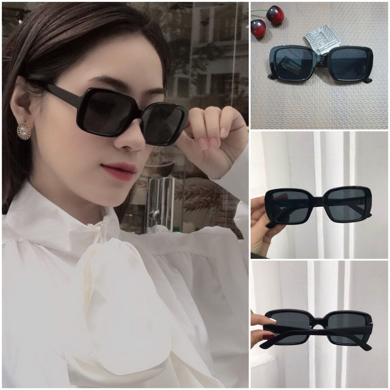 Kính Sinsay chuẩn Auth, tặng kèm hộp và khăn lau kính