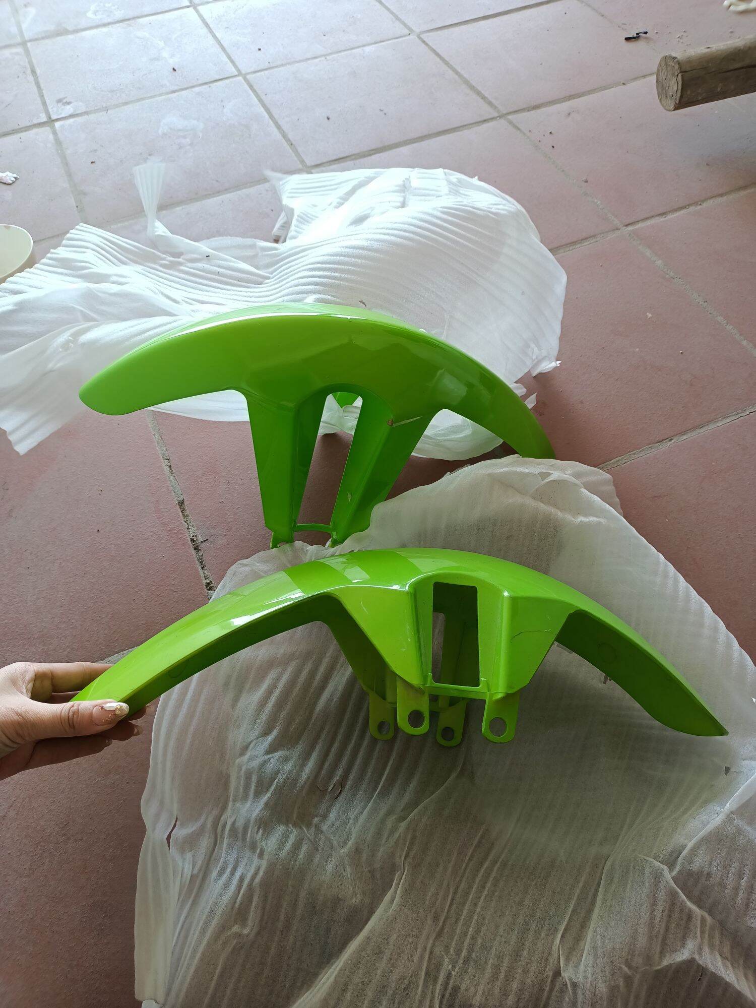 Chắn bùn trước Ninja màu xanh lá
