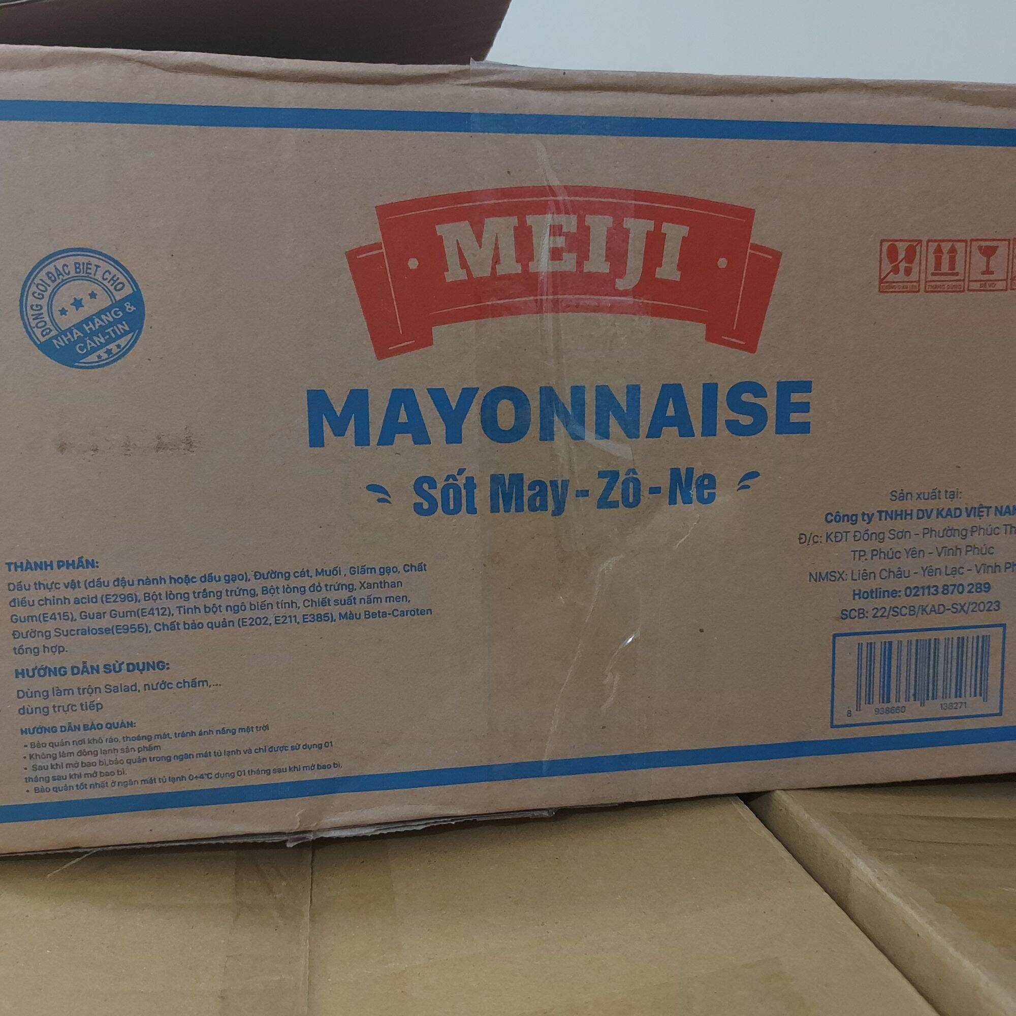 Sốt Mayonnaise MEIJI túi 3kg