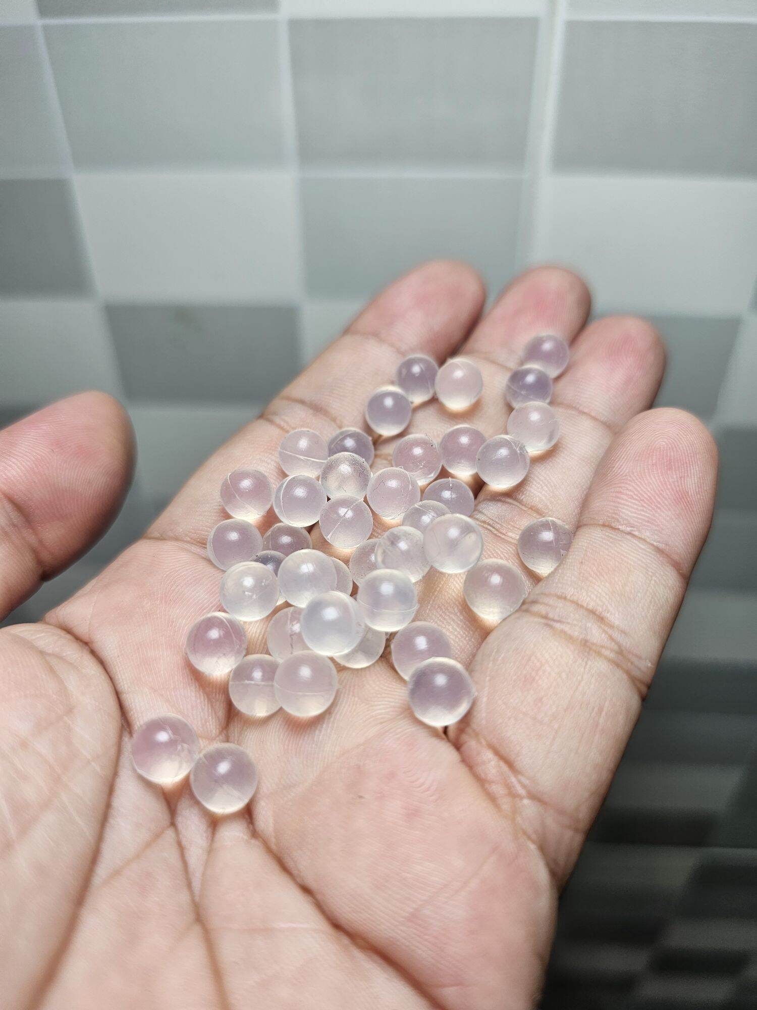 Bi silicon trong Bạch kim trong suốt nhiều size