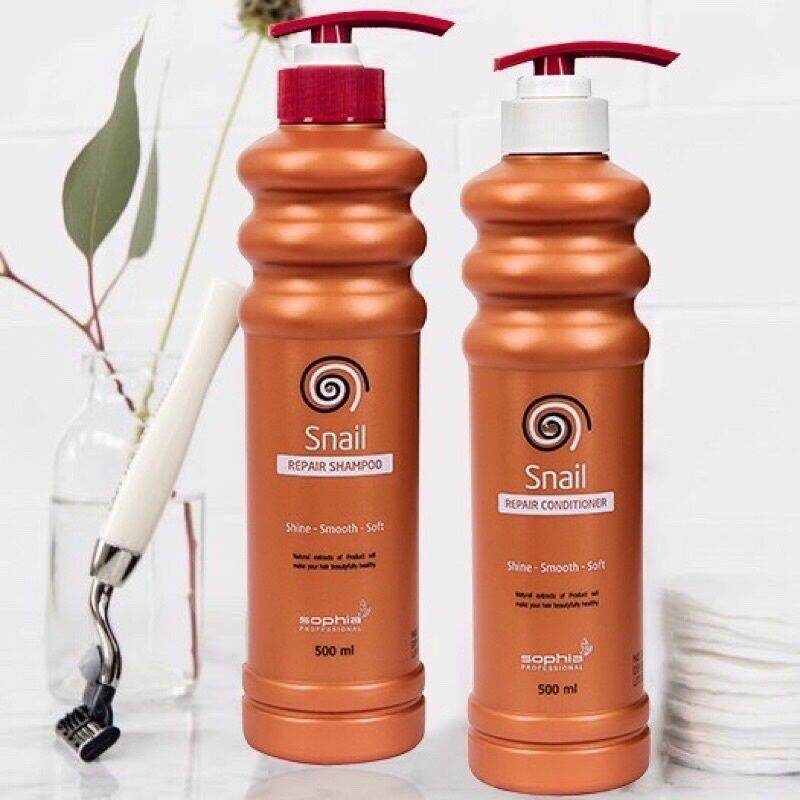 Dầu gội xả snail phục hồi tóc sophia