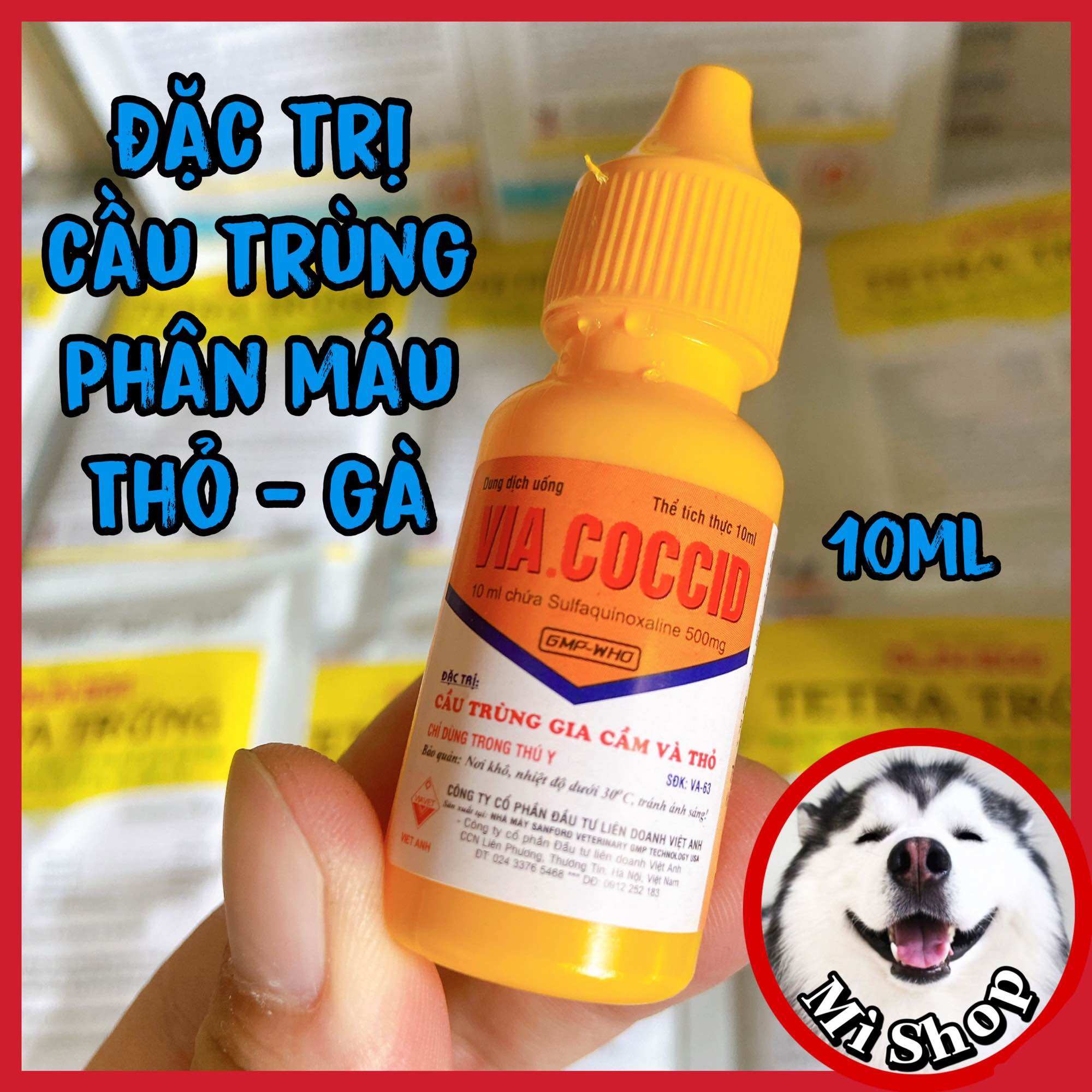 Tetramycin d bệnh đậu gà, nổi trái, mun loét ngoài da