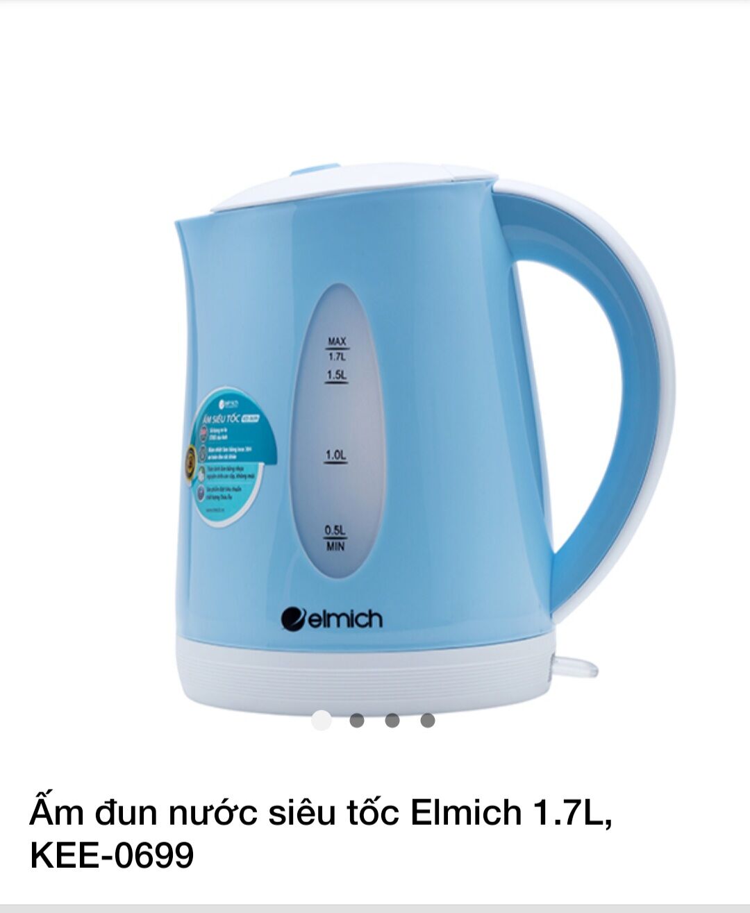 Ấm đun siêu tốc elmich el - 0699