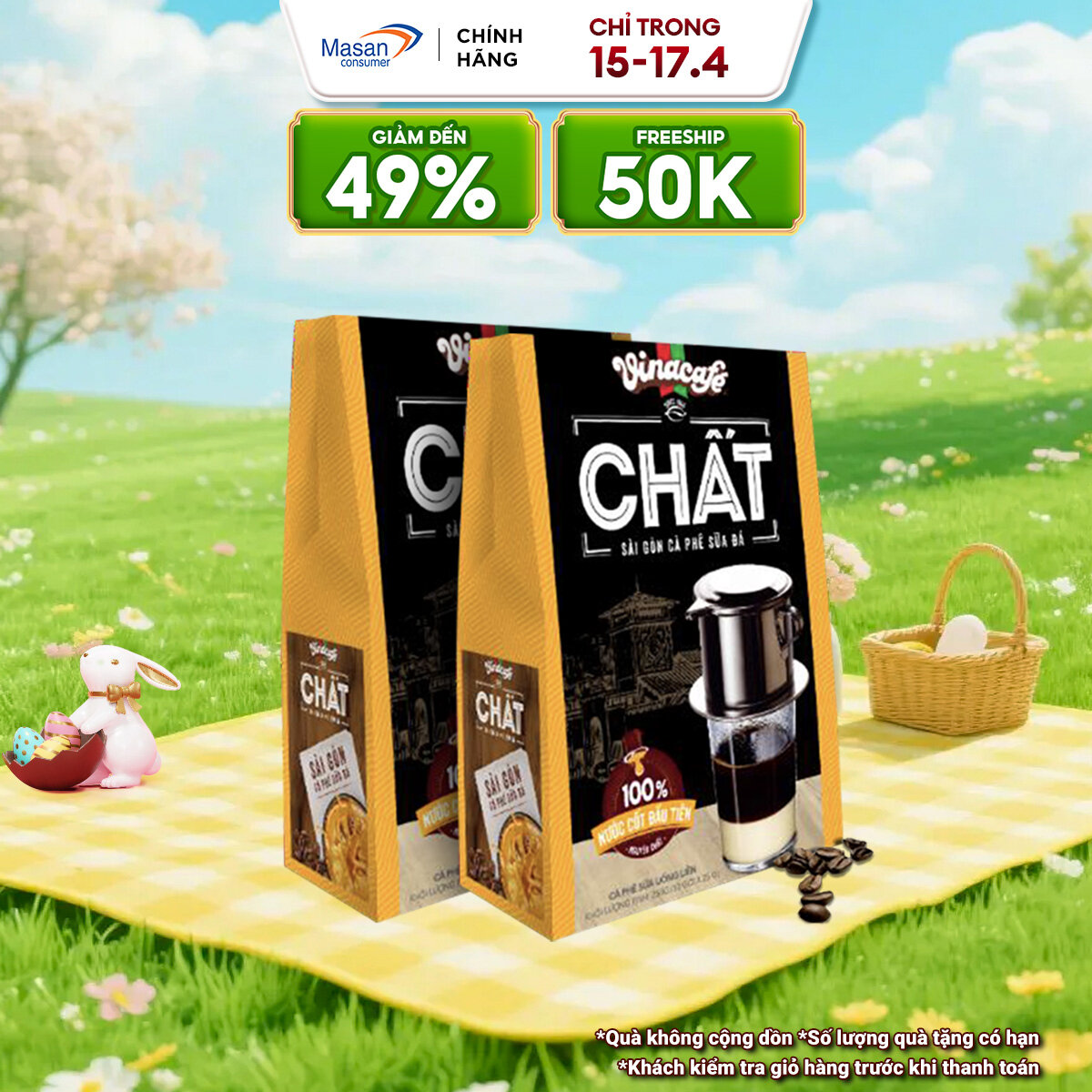 Combo 2 Hộp Cà Phê Vinacafé Chất Sài Gòn Cà Phê Sữa Đá - Hộp 10 Gói x 29g