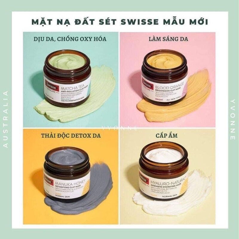 Mặt Nạ Đất Sét 70g Swisse Clay Mask