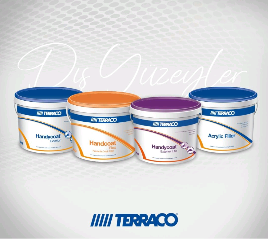 Keo trám mối nối thạch cao, bê tông, chịu thời tiết, sơn được - Terraco Handycoat-1kg
