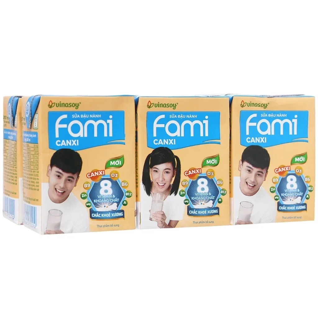 Sữa đậu nành FAMI (vỉ 6 hộp * 200ml)