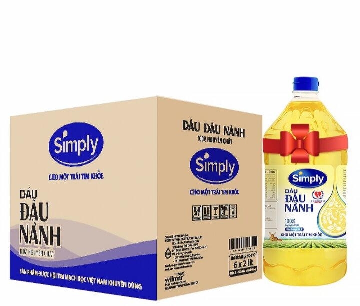 Dầu Ăn Simply Đậu Nành 2 lít